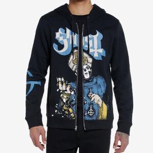 Unisex Ghost‎ Handful Of Demons Hoodie Jacket Hot Topic